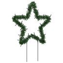 julestjerne med jordspyd 3 stk. 50 LED'er 29 cm