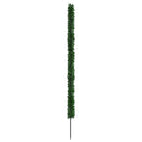 juledekoration med jordspyd juletræsfigur 80 LED'er 60 cm