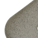 håndvask til bord 48x37,5x13,5 cm rektangulær keramik grå