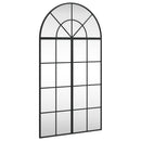vægspejl 60x110 cm buet jern sort