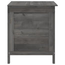 udendørs opbevaringsboks 50x49x56,5 cm massivt grantræ antracit