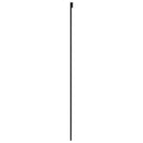 skydedør 102,5x205 cm hærdet glas og aluminium hvid