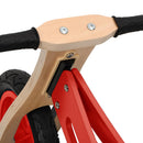 løbecykel med luftdæk rød
