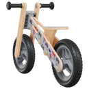 løbecykel til børn print grå
