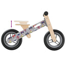 løbecykel til børn print grå