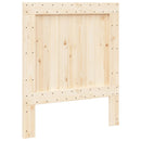 sengegavl 80x104 cm massivt fyrretræ
