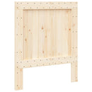 sengegavl 90x104 cm massivt fyrretræ