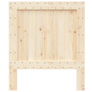 sengegavl 90x104 cm massivt fyrretræ