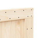 sengegavl 90x104 cm massivt fyrretræ