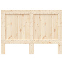 sengegavl 140x104 cm massivt fyrretræ