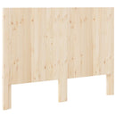 sengegavl 140x104 cm massivt fyrretræ