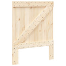 sengegavl 80x104 cm massivt fyrretræ