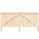 sengegavl 200x104 cm massivt fyrretræ