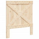 sengegavl 90x104 cm massivt fyrretræ