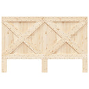 sengegavl 160x104 cm massivt fyrretræ