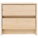 sengebord 40x31x35,5 cm massivt fyrretræ