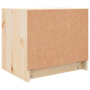 sengebord 40x31x35,5 cm massivt fyrretræ