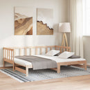 daybed med udtræk 90x200 cm massivt fyrretræ