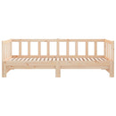 daybed med udtræk 90x200 cm massivt fyrretræ