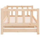 daybed med udtræk 90x200 cm massivt fyrretræ