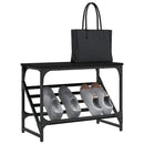 skostativ 60x30x45 cm konstrueret træ sort