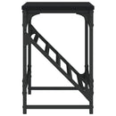 skostativ 90x30x45 cm konstrueret træ sort