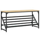 skoreol 90x30x45 cm konstrueret træ sonoma-eg