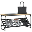 skoreol 90x30x45 cm konstrueret træ sonoma-eg