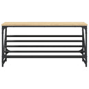 skoreol 90x30x45 cm konstrueret træ sonoma-eg