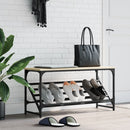 skoreol 90x30x45 cm konstrueret træ sonoma-eg