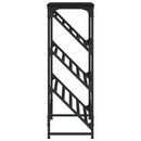 skostativ 90x30x85 cm konstrueret træ sort