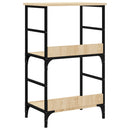 bogreol 50x33x82 cm konstrueret træ sonoma-eg