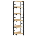 bogreol Sonoma eg 50x33x188,5 cm konstrueret træ