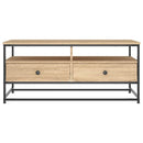 sofabord 100x51x45 cm konstrueret træ sonoma-eg