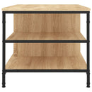 sofabord 100x50x45 cm konstrueret træ sonoma-eg