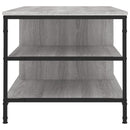 sofabord 100x50x45 cm konstrueret træ Grå sonoma-eg