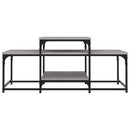 sofabord 102x60x45 cm konstrueret træ grå sonoma-eg