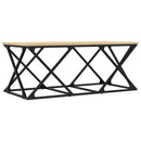 sofabord 100x49x40 cm konstrueret træ sonoma-eg