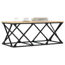 sofabord 100x49x40 cm konstrueret træ sonoma-eg