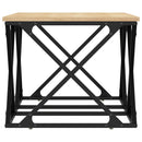 sofabord 100x49x40 cm konstrueret træ sonoma-eg