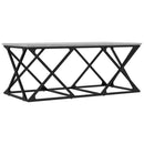 sofabord 100x49x40 cm konstrueret træ grå sonoma-eg