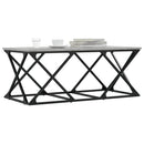 sofabord 100x49x40 cm konstrueret træ grå sonoma-eg