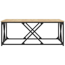 sofabord 100x100x40 cm konstrueret træ sonoma-eg