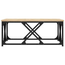 sofabord 70x70x30 cm konstrueret træ sonoma-eg