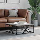 sofabord 70x70x30 cm konstrueret træ grå sonoma-eg
