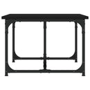 sofabord 90x50x35 cm konstrueret træ sort