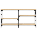 konsolbord 150x29x76,5 cm konstrueret træ sonoma-eg