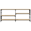 konsolbord 180x29x76,5 cm konstrueret træ sonoma-eg