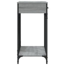 konsolbord 100x39x78,5 cm konstrueret træ grå sonoma-eg