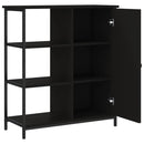 skab 70x30x80 cm konstrueret træ sort
